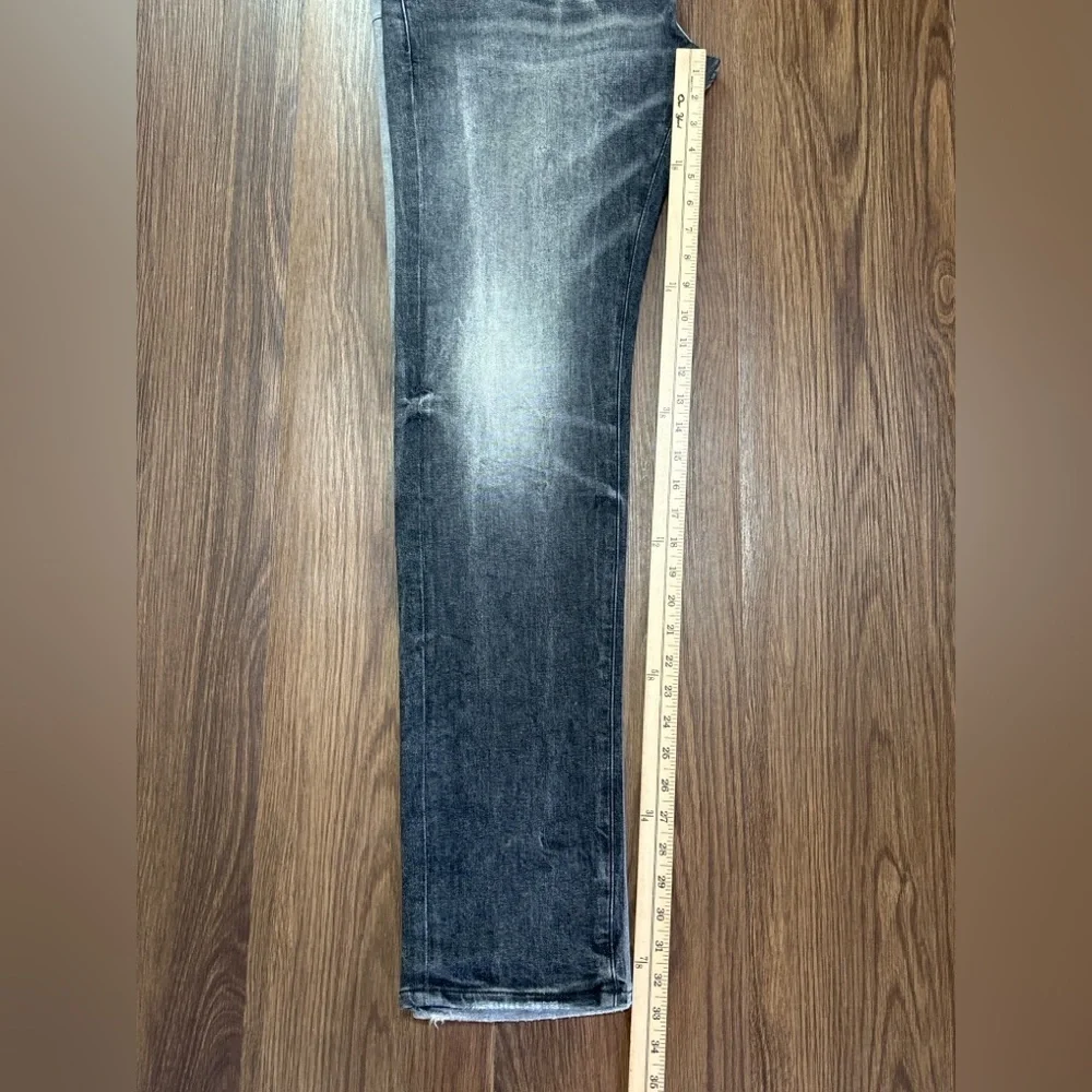 Purple Brand Two Tone Split Jeans 36 Made in Italy Slim